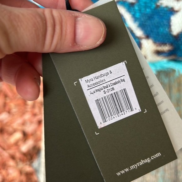 MyRA BAG Aqua Imagica Small Tote Bag NWT - Picture 5 of 10